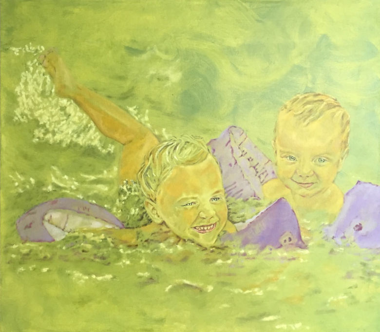Margarethe & Heinrich . Fine Oil on Linen . 90x120cm . Séverine Burgers . 2016