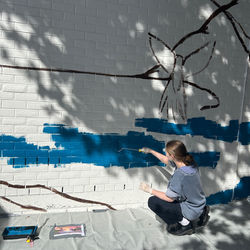 Glen Dhu Primary School Mural with Brandi Salmon 2025