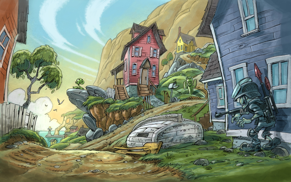 PvZ Garden Warfare Concept Art