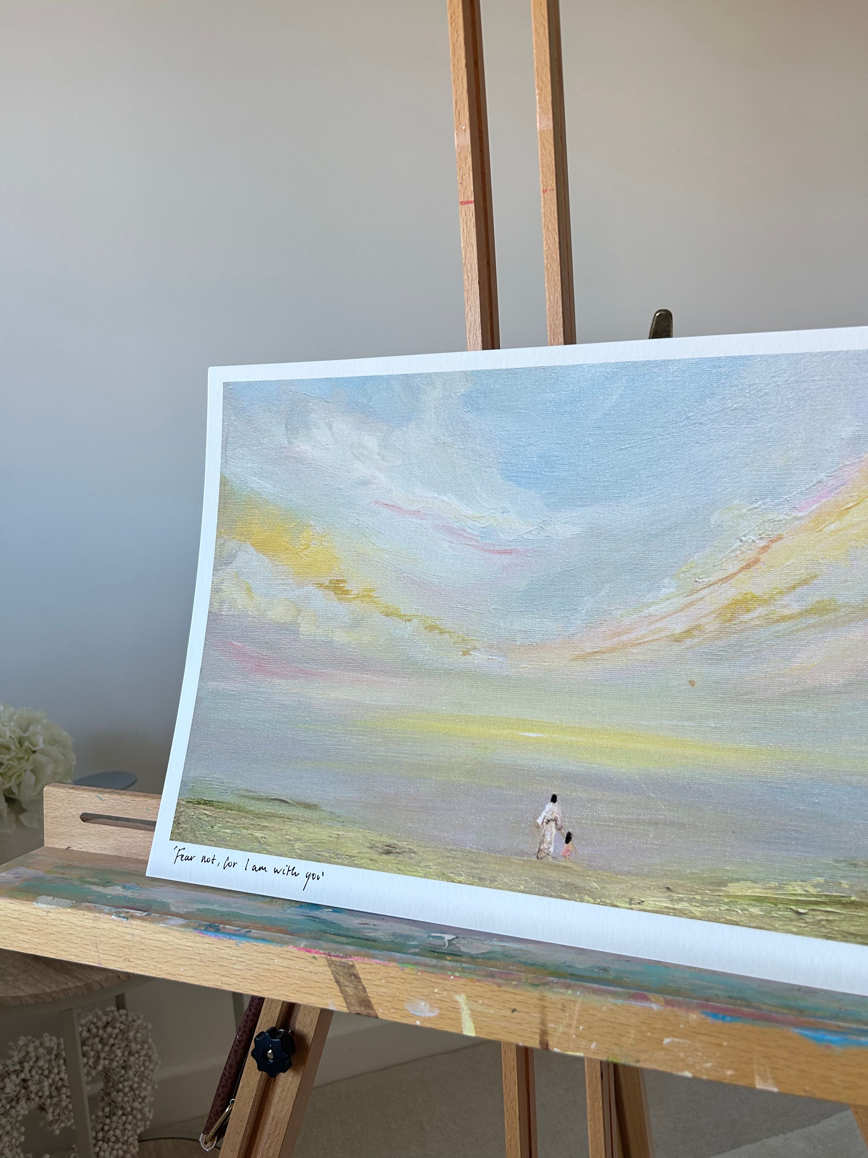 ‘Fear not, for I am with you’ A3 signed print on archival paper 