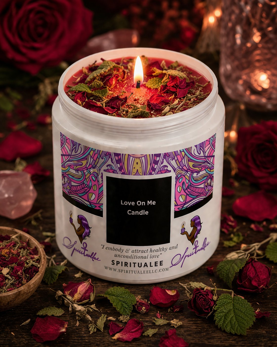 Love On Me Spiritual Candle