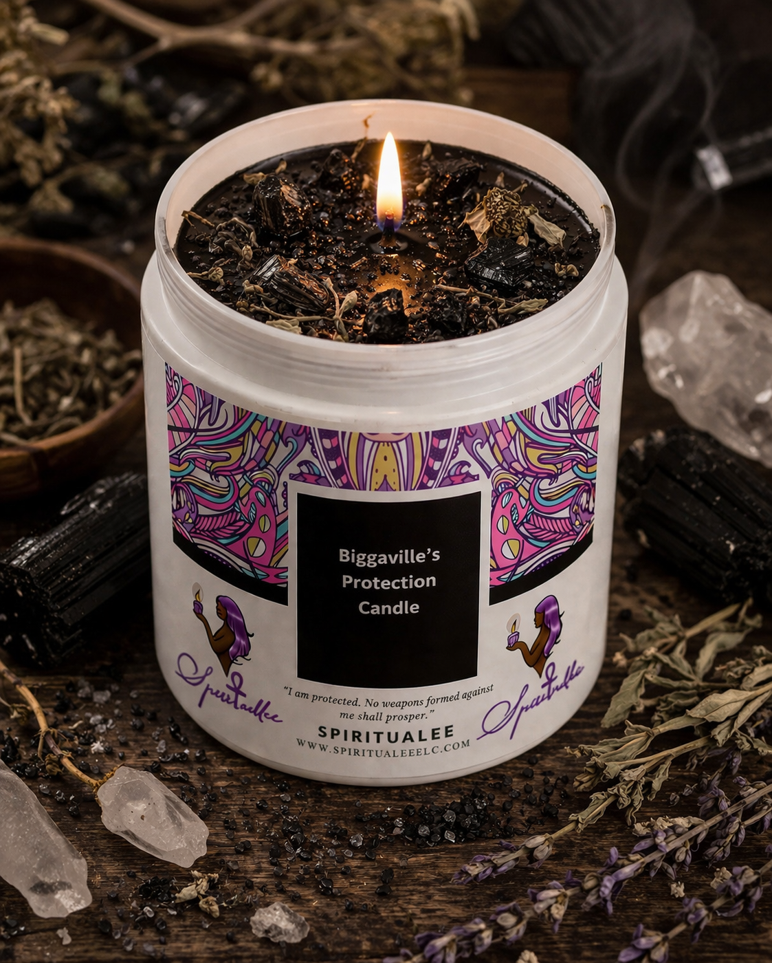 Biggaville Protection Candle
