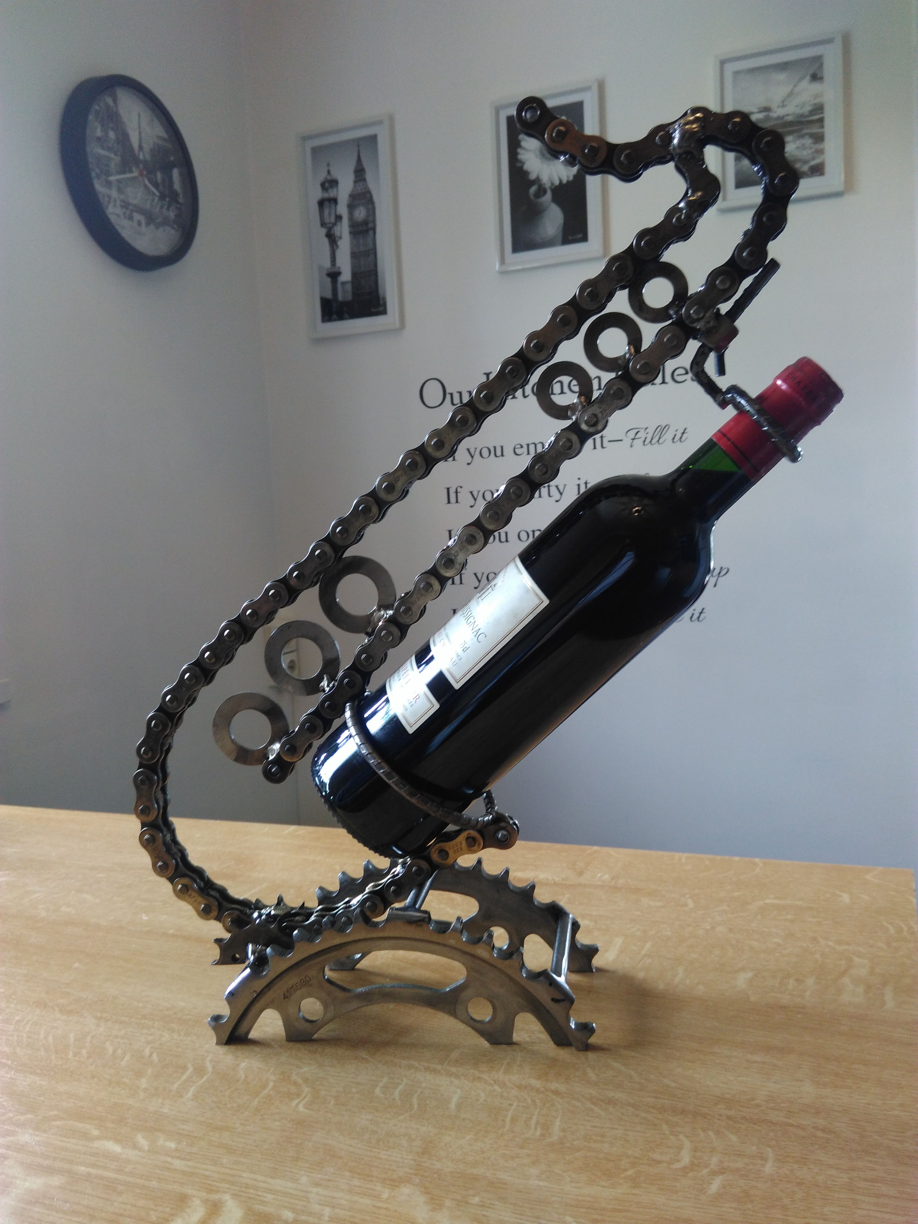 Porte Bouteille Art Déco Mécanique