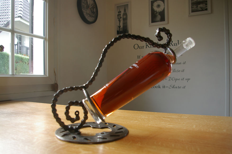 Miniature : Porte Bouteille Art Déco Industriel