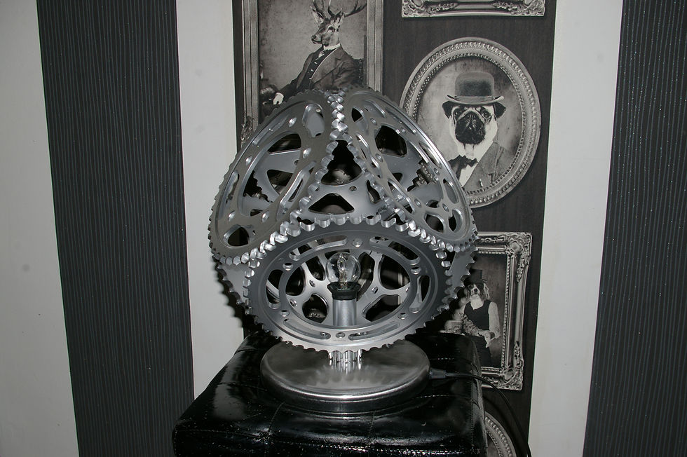 Miniature : Lampe Cube Art Déco Industriel