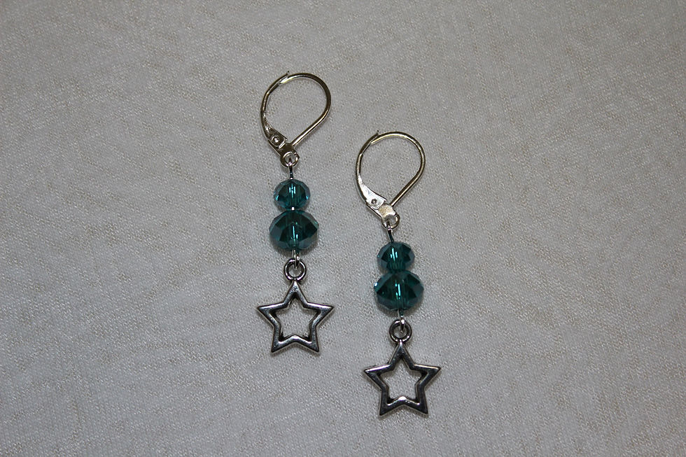 Boucles etoile_vertpaon