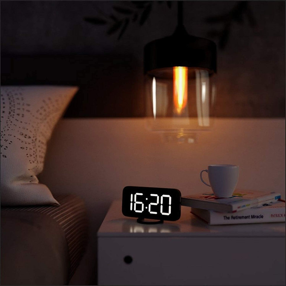 Thumbnail: Digital Alarm Clock, Large 6.5"