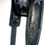 Thumbnail: Guitar strap black robusto leather with deep blue stars and random studs