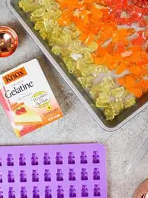 Homemade juice gummies