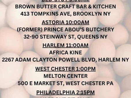 Free Eggs Giveaway – Multiple Locations, Including Harlem!