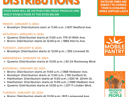 MOBILE PANTRY DISTRIBUTIONS