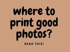 Where to print my photos