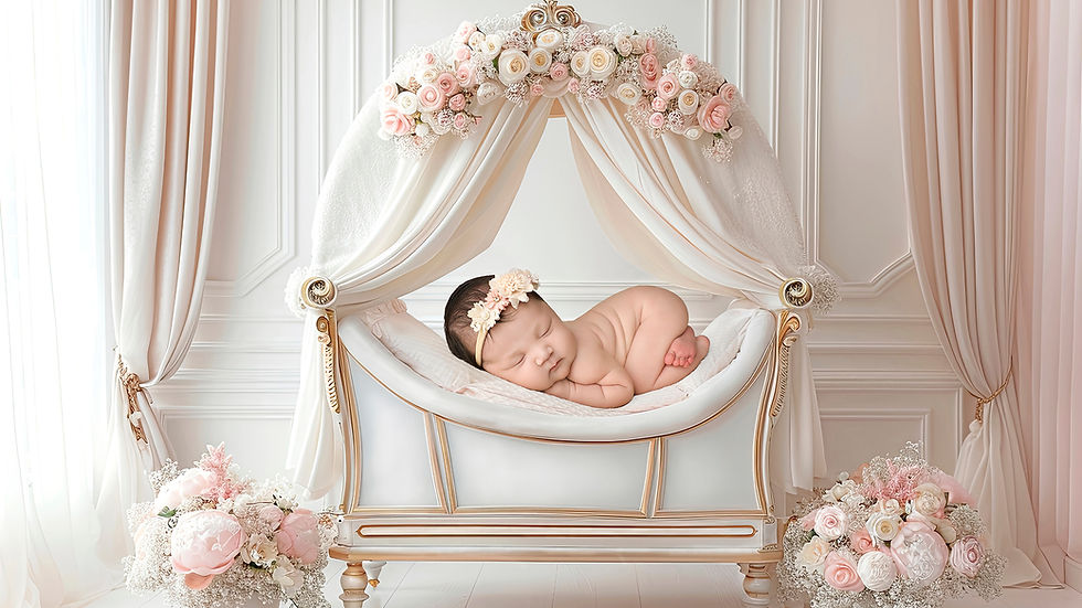 Newborn photography Melbourne South East – baby sleeping in neutral tones Clyde studio