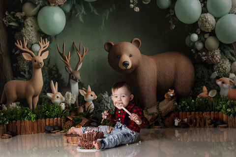 Woodlands Cake Smash Theme | Melbourne's Best Smash Cake Photographer