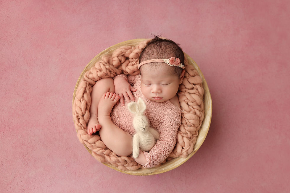 Candid Newborn Photography Melbourne - Sweet baby during session