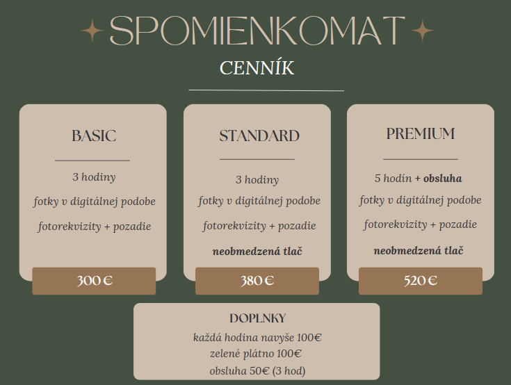 Miniatura: FOTOBÚDKA SPOMIENKoMAT