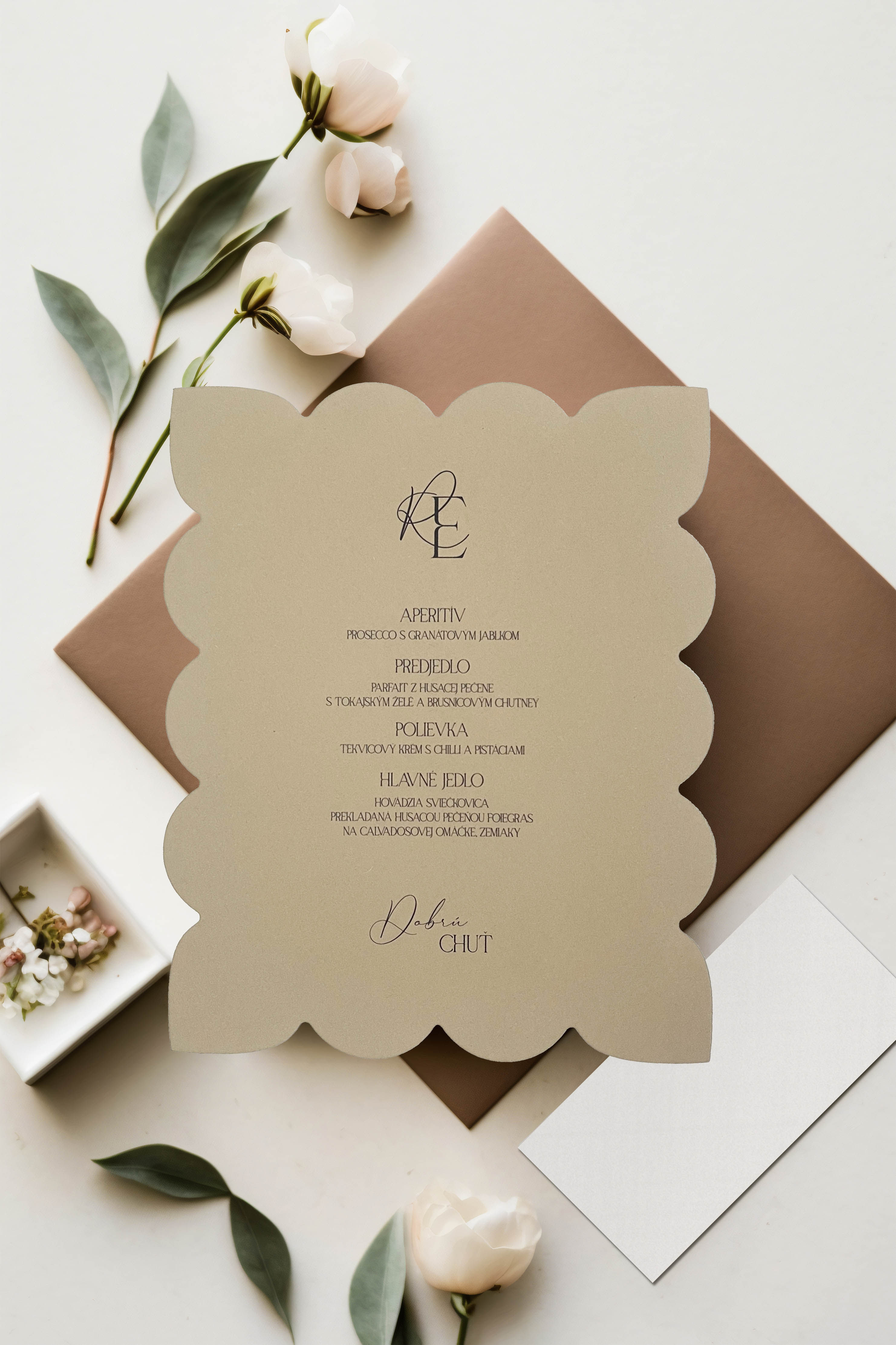 Svadobné menu - vlnky