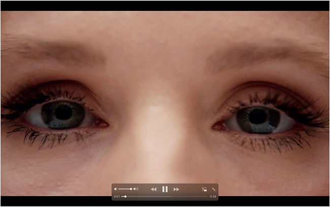 Close up of eyes