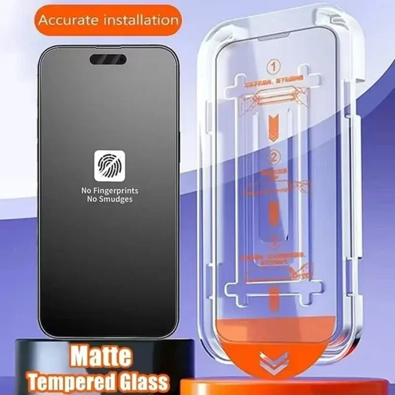 Miniatura: 3Pcs Oleophobic Coating Dust Free Installation Screen Protector for IPhone 13 14