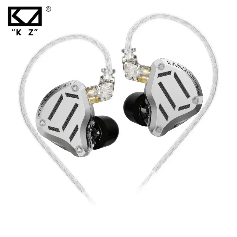 KZ ZS10 Pro 2 Metal Headset High Fidelity In-Ear Bass Earbud 4-Level Adjustment