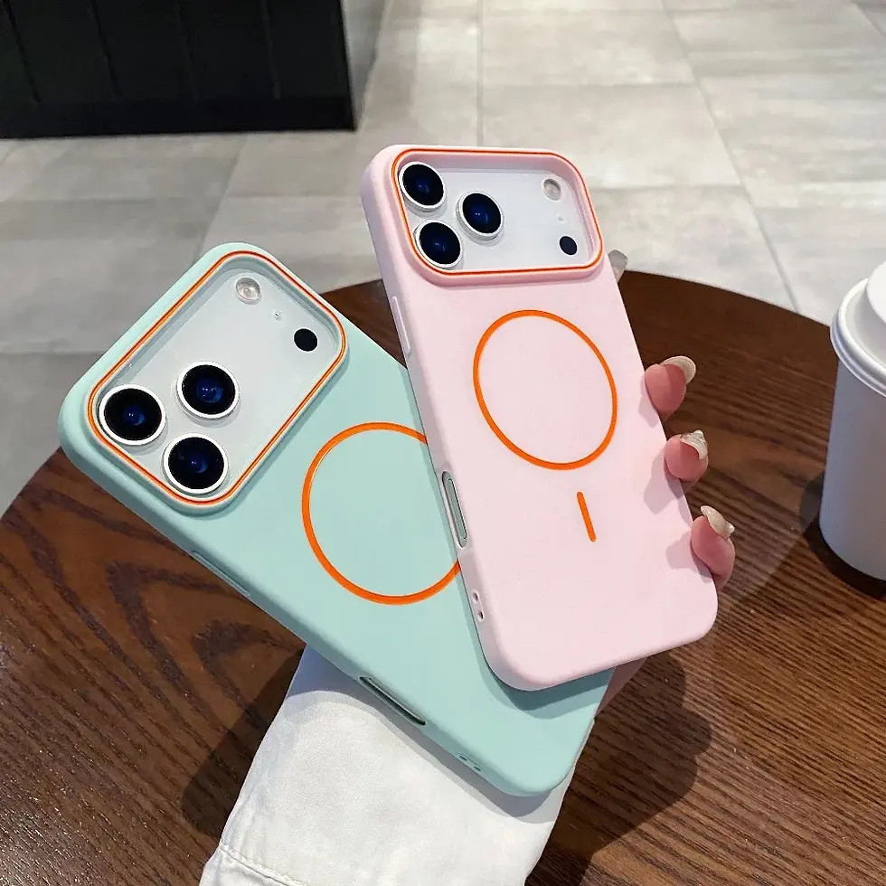 Miniatura: Luxury Magnetic Matte Soft Phone Case for iPhone 17 Pro Max Air 16E 15 14 13 12