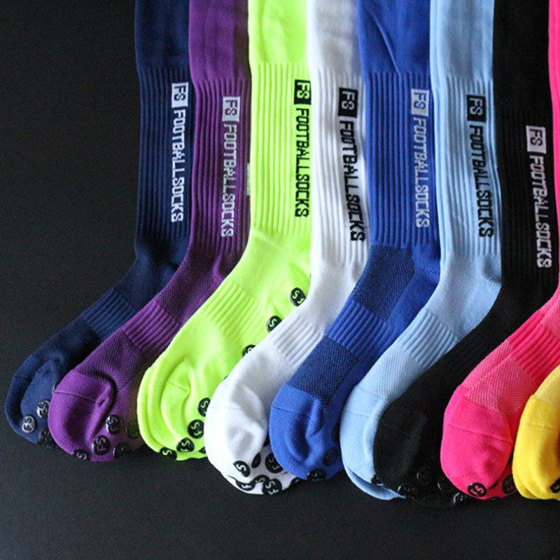 Miniatura: New Men's Non-Slip Soccer Socks Breathable Knee High Towel Bottom Cycling Hiking