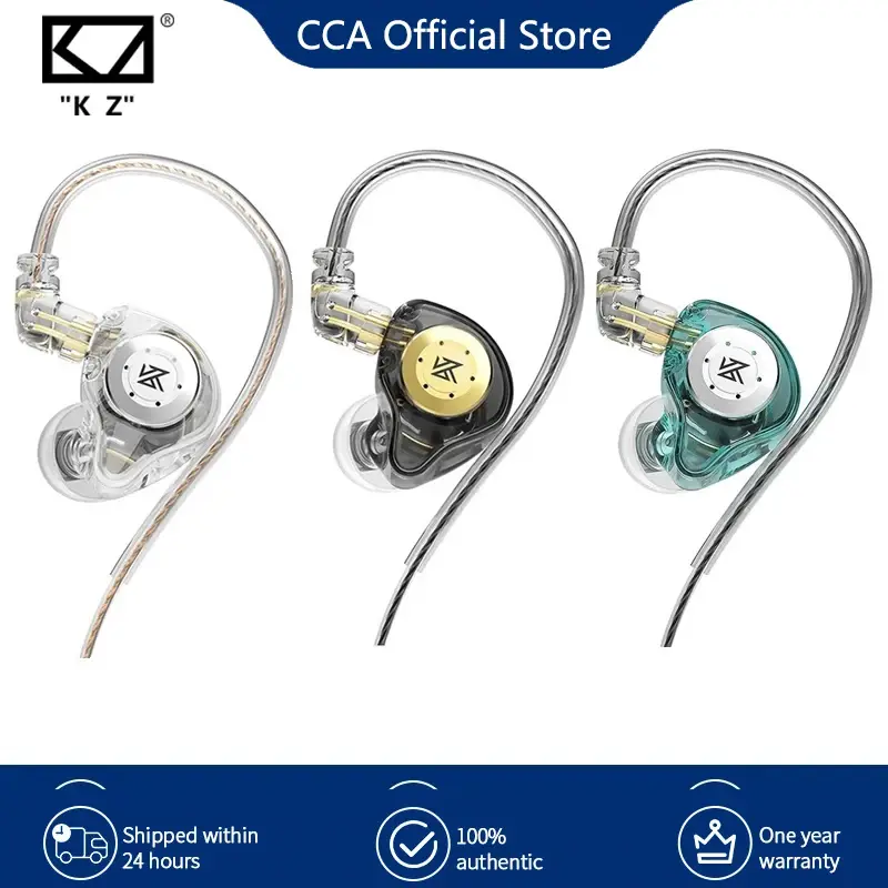 KZ EDX Pro Bass Earphones Sport Running Wired Hanging in Ear Headphones Stereo