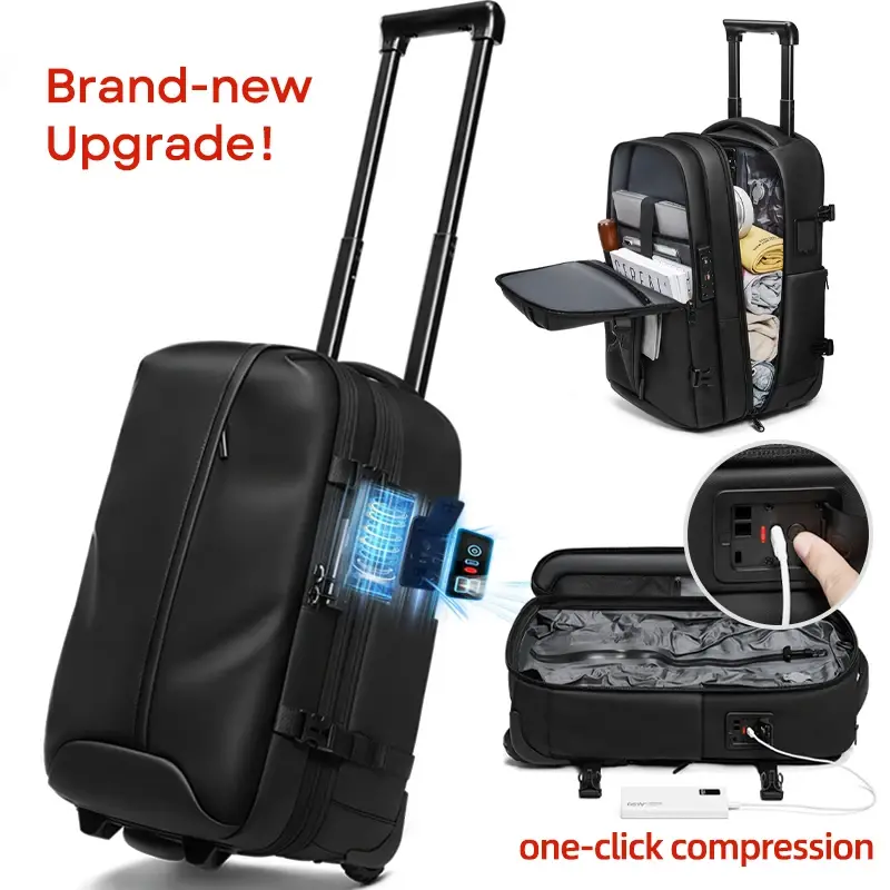 Travel Trolley Vacuum Compression Business Backpacks Pump Mountaineering
