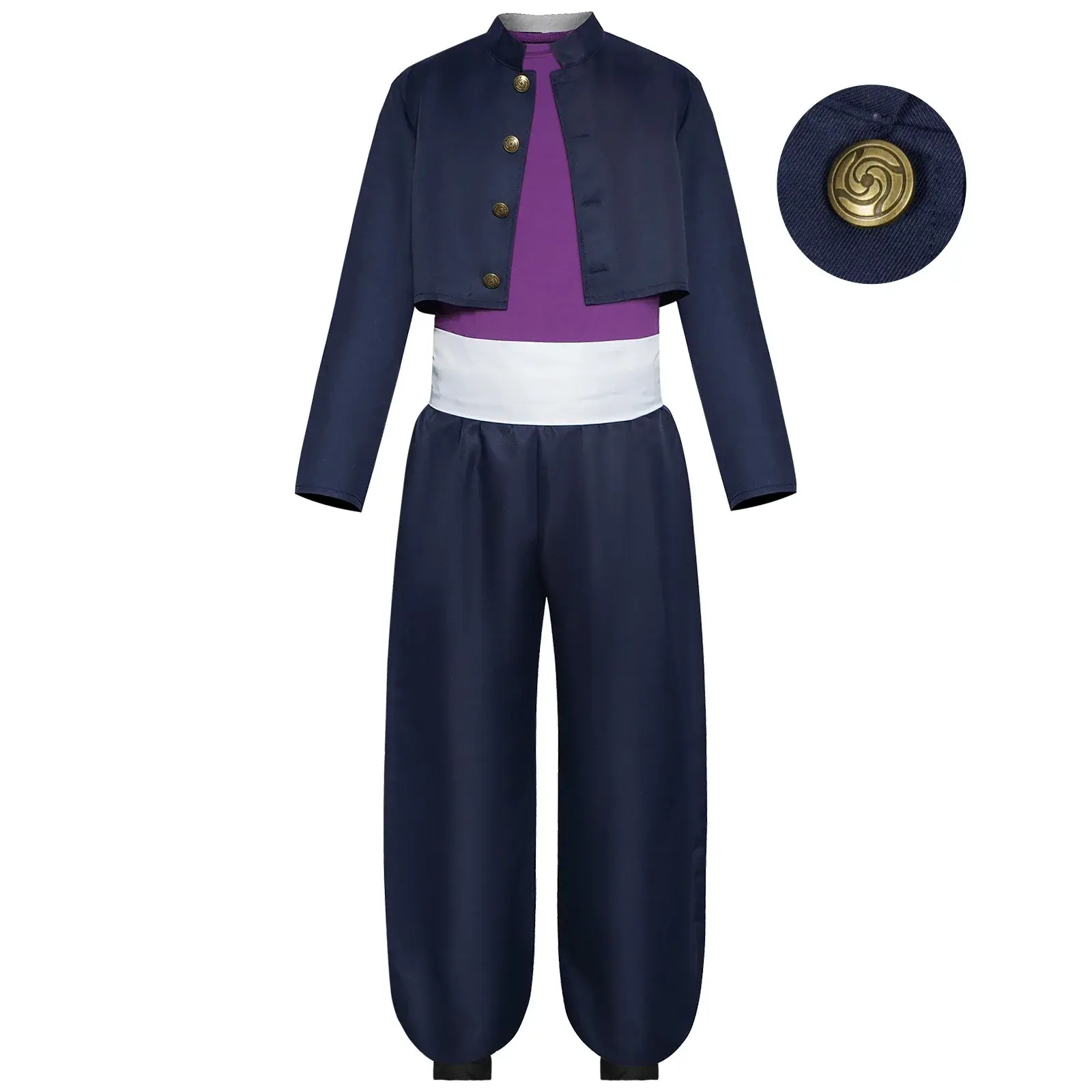 Todo Aoi Cosplay Costume Anime Navy Blue Uniform Tops Pants Halloween Carnival