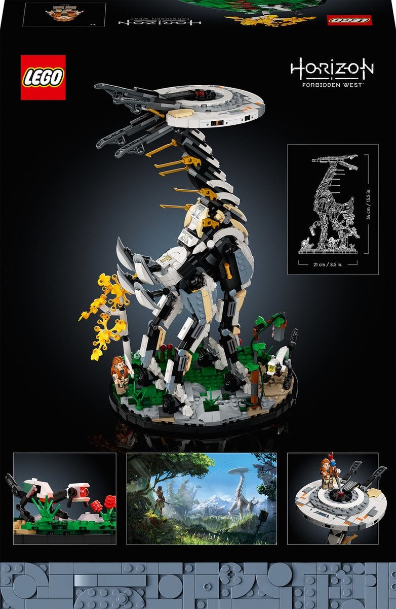 Thumbnail: achterkant doos LEGO Horizon de Tallneck 76989