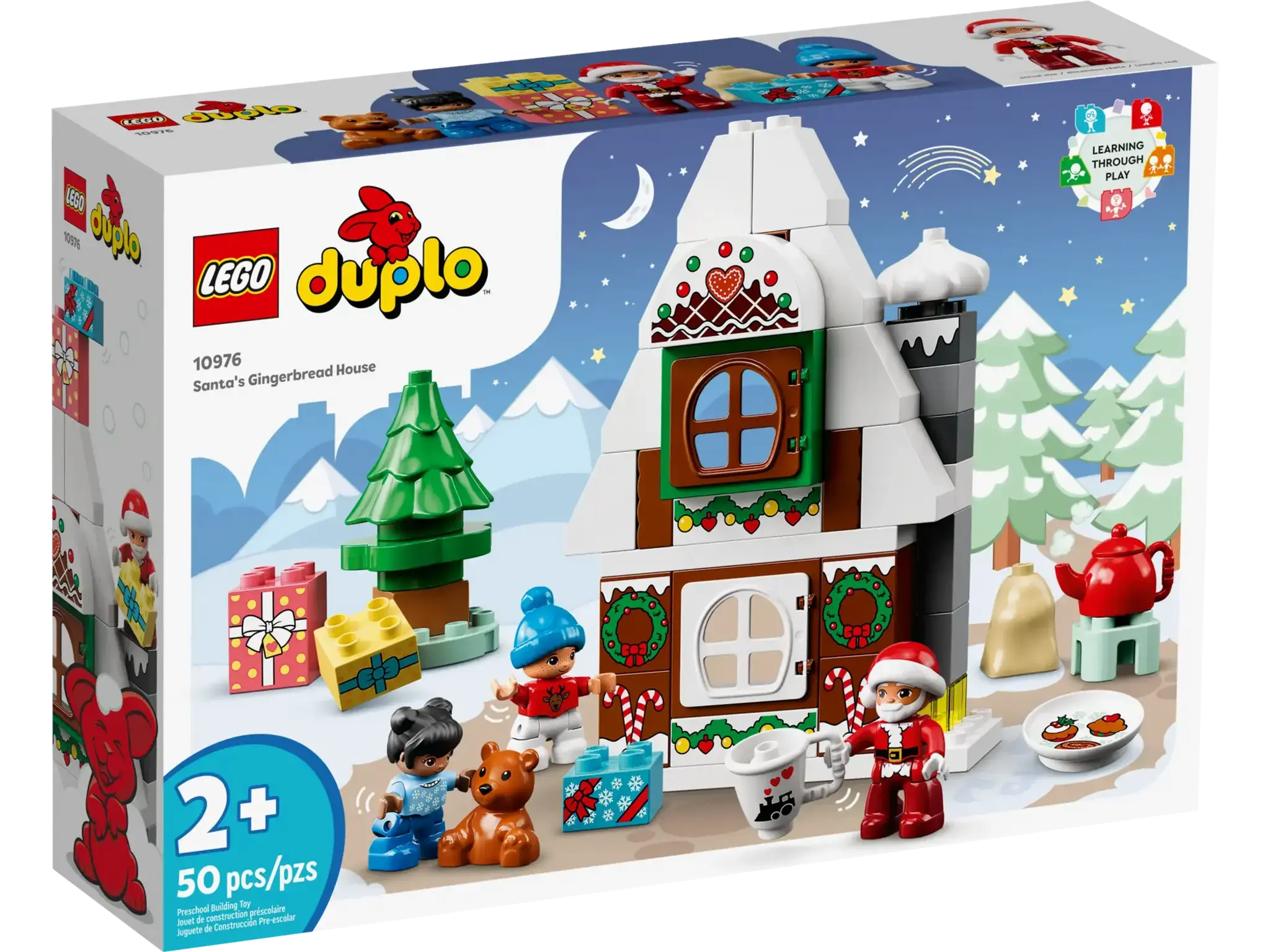 LEGO Duplo Het peperkoelhuis van de kerstman 10976 speelset voor kinderen van 2 jaar