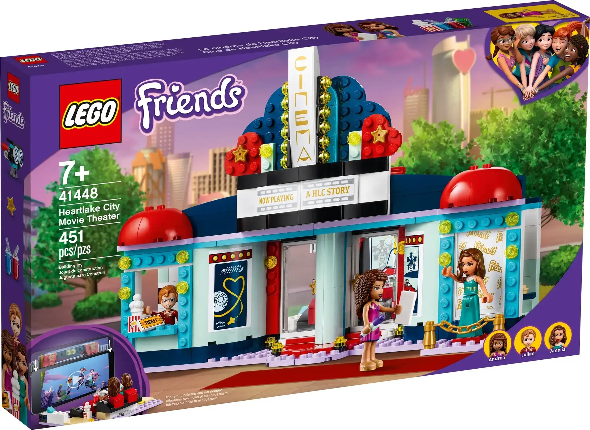 Lego Friends Heartlakecity bioscoop verpakking 