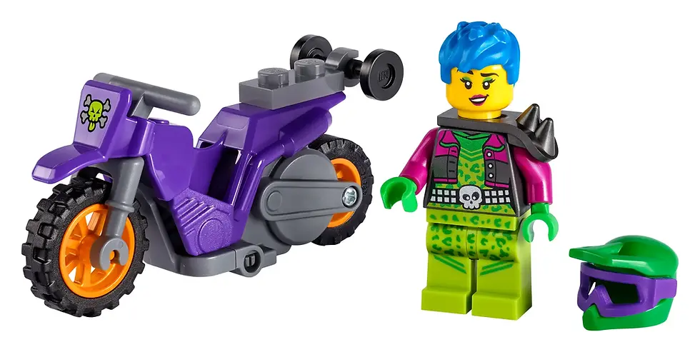 Thumbnail: LEGO City wheelie stuntmotor 60296
