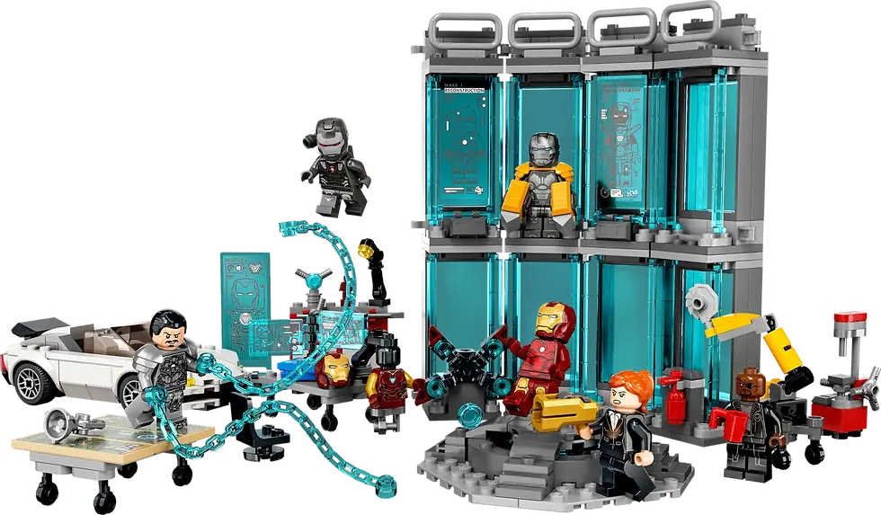 Thumbnail: LEGO Marvel Iron Man Wapenkamer 76216
