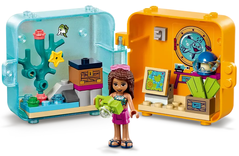 Thumbnail: Beleef de leukste avonturen met LEGO Friends Andrea's speelkubus