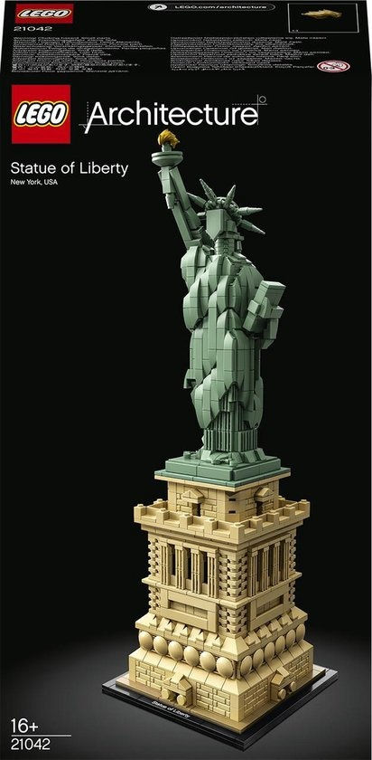 Thumbnail: LEGO Architecture het vrijheidsbeeld 21042 verpakking 