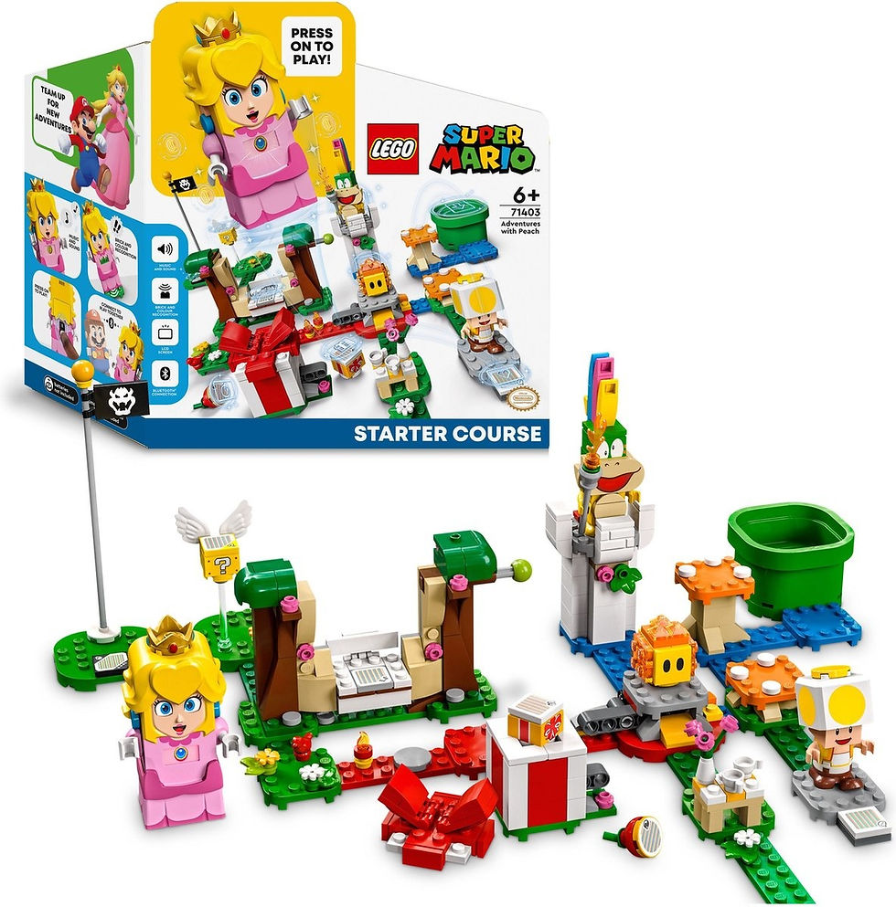 Thumbnail: Bouw, en speel de levels van Super Mario na met LEGO Super Mario startset Peach editie 71403