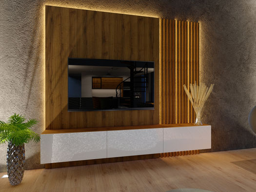 Vizualizace obývací pokoj