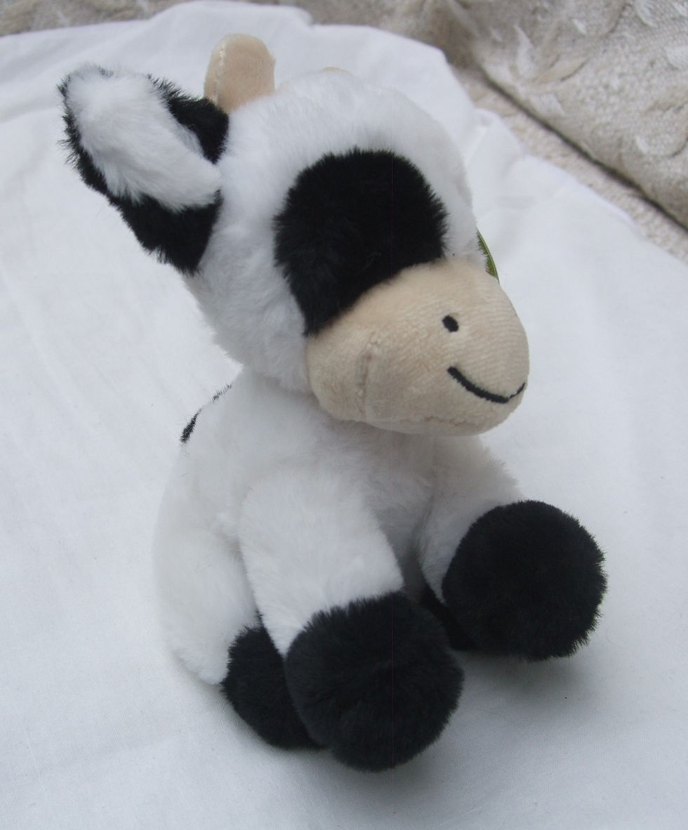 Thumbnail: Keel Pippins Cow - Black & White 6.5" approx