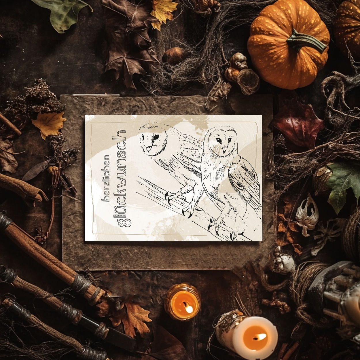 Glückwunsch Karte, Tiere gezeichnet, handmade, Geburtstag