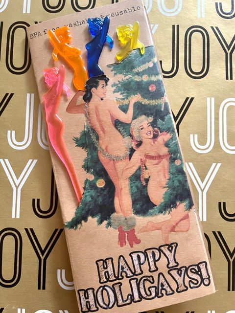Thumbnail: Happy Holigays Girlie Stir Sticks Gift Pack of 5