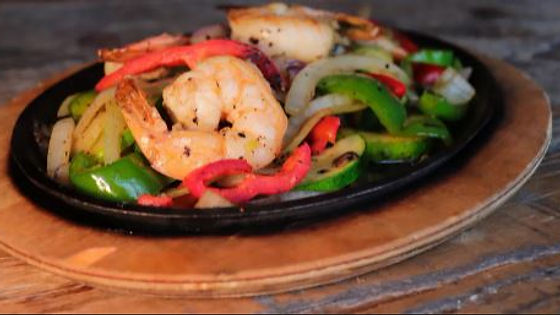 Fajitas de Camarones