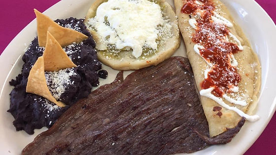 Combo #2 - Cecina, Picadita, Quesadilla y Frijoles