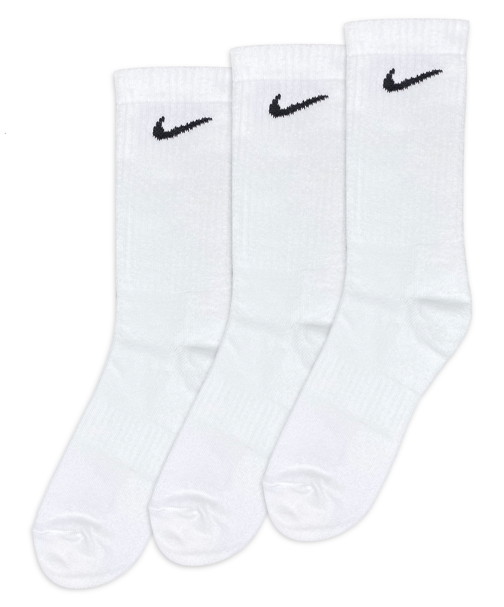 Nike Everyday Cotton Cushioned Training Crew Socks - 3 Pack