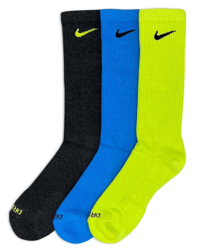 Nike Everyday Plus Cotton Cushioned Crew Socks - 3 Pack