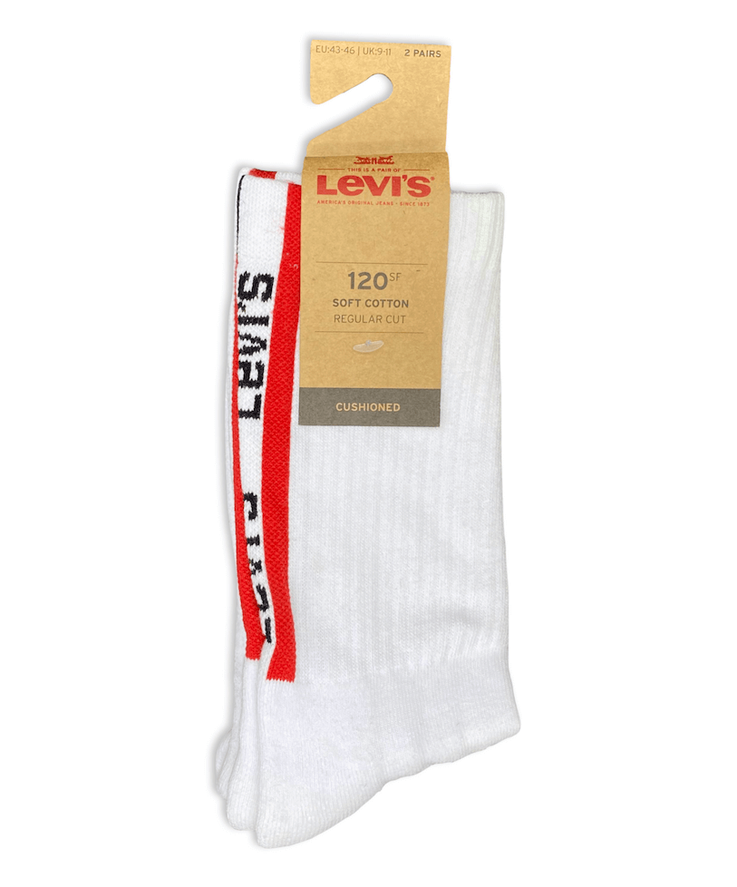 Thumbnail: Levi's Regular Cut Crew Socks - 2 Pack