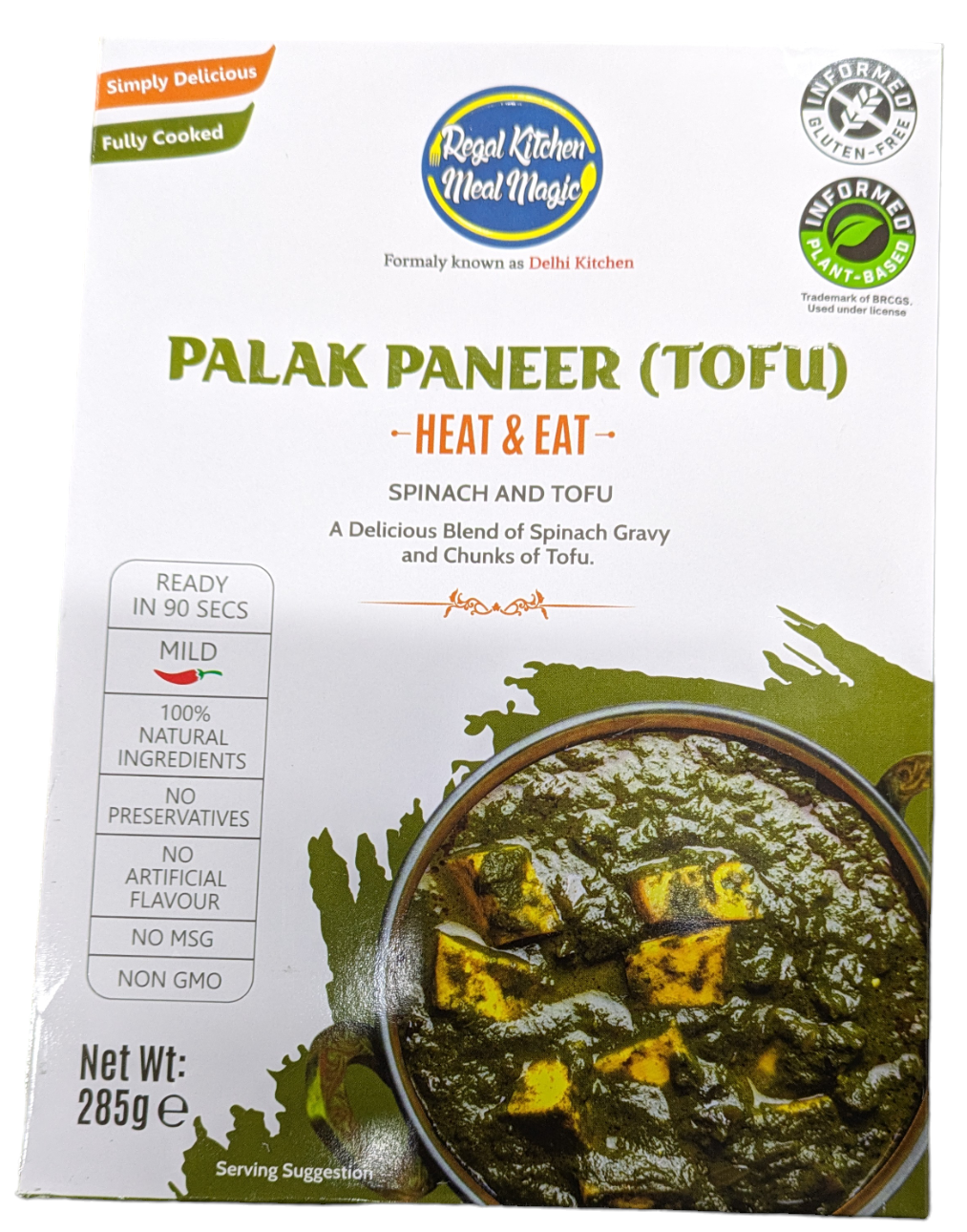 Regal Kitchen Palak Paneer 285g