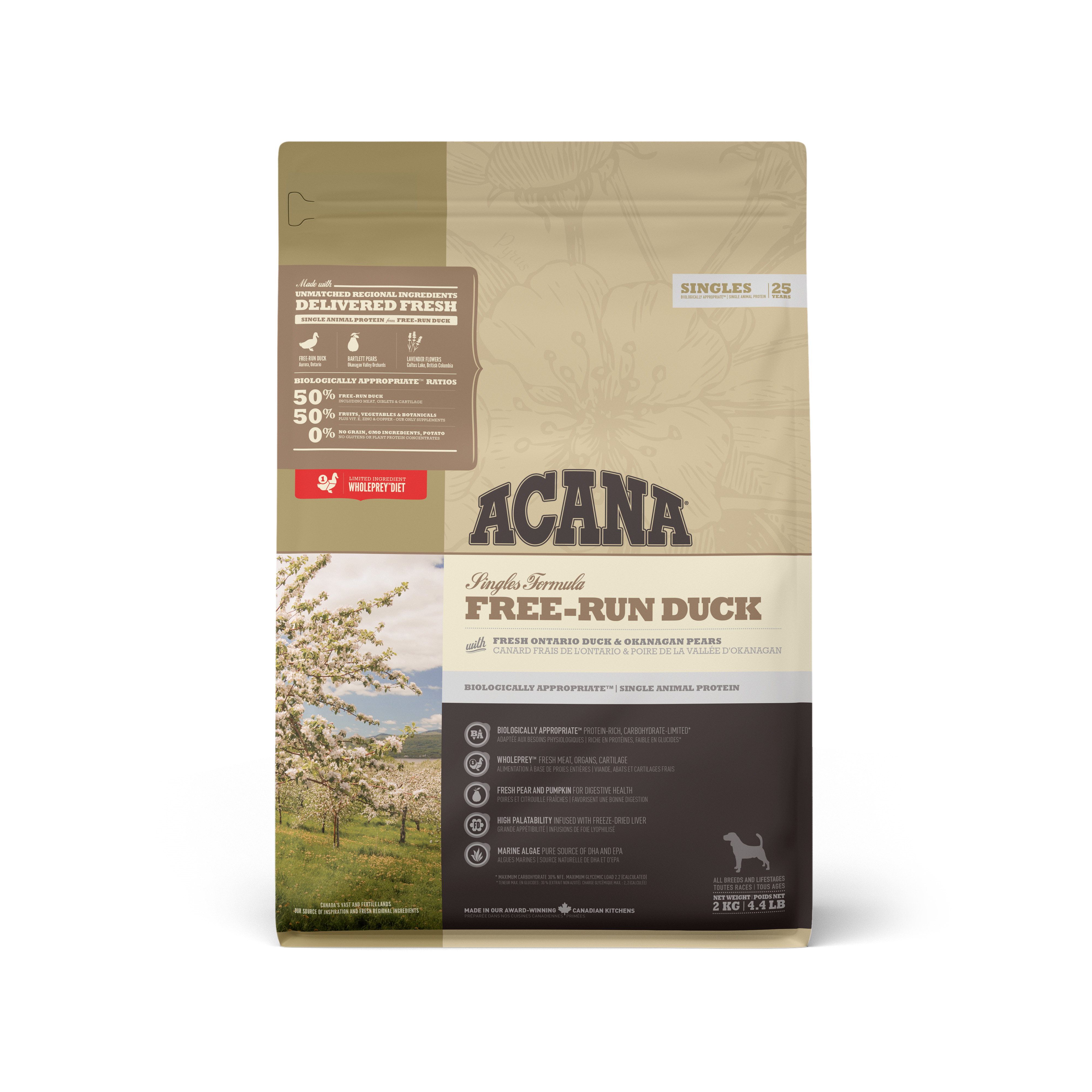 Acana Free-Run Duck Dry Dog Food - All Breed & Ages