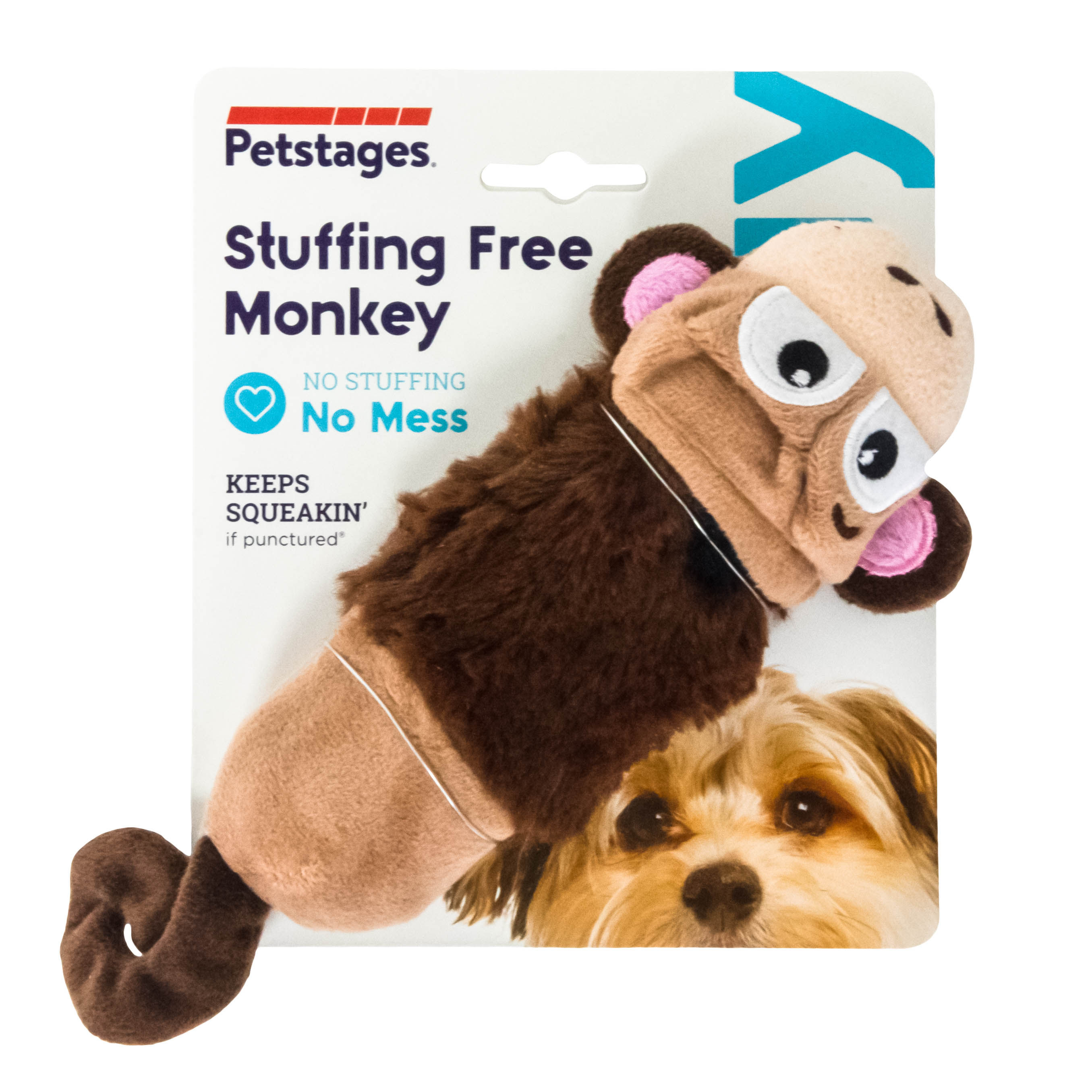 Petstages, USA Stuffing Free Mini Monkey Cat Toy