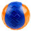 Thumbnail: GiGwi Ball Squeaker Dog Chew Toy - Solid/Transparent - Blue/Orange
